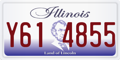 IL license plate Y614855