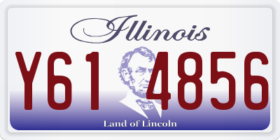 IL license plate Y614856