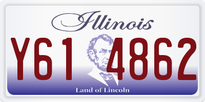 IL license plate Y614862