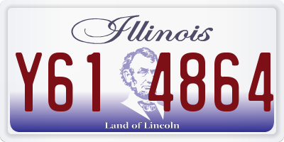 IL license plate Y614864