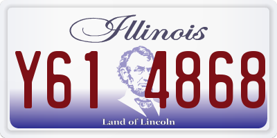 IL license plate Y614868
