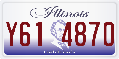 IL license plate Y614870