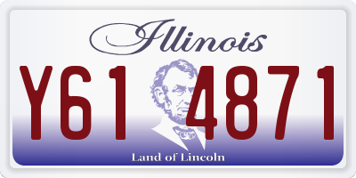 IL license plate Y614871