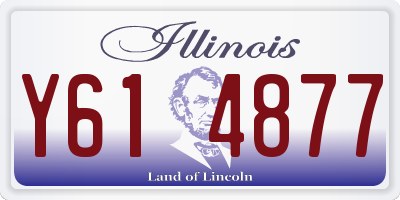 IL license plate Y614877