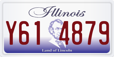 IL license plate Y614879