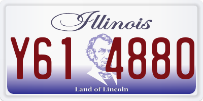 IL license plate Y614880