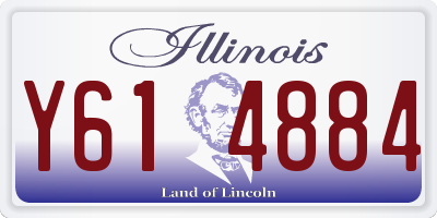 IL license plate Y614884