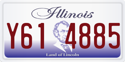 IL license plate Y614885
