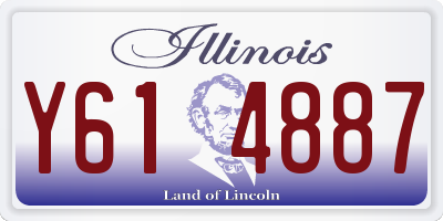 IL license plate Y614887