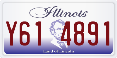 IL license plate Y614891