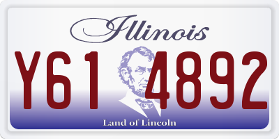 IL license plate Y614892