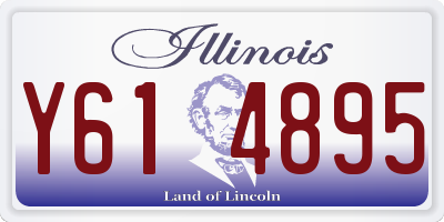 IL license plate Y614895
