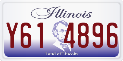 IL license plate Y614896