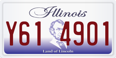 IL license plate Y614901