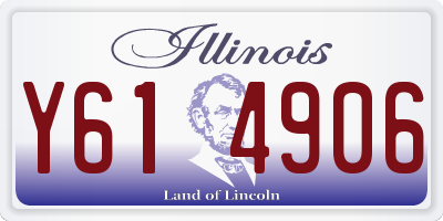IL license plate Y614906