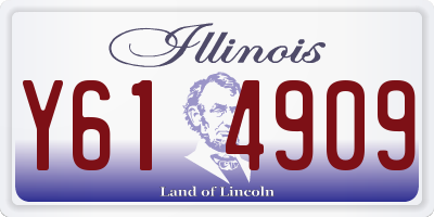 IL license plate Y614909