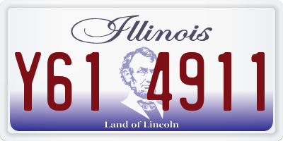 IL license plate Y614911