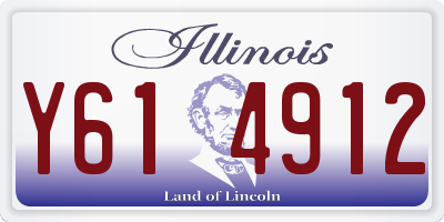 IL license plate Y614912