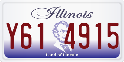 IL license plate Y614915