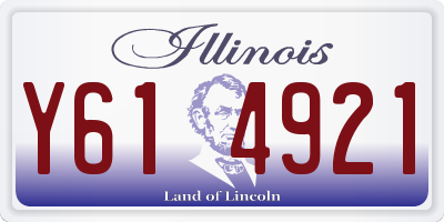 IL license plate Y614921