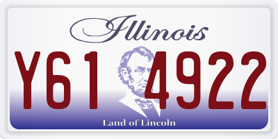 IL license plate Y614922