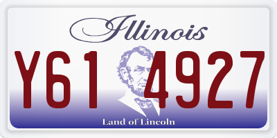 IL license plate Y614927