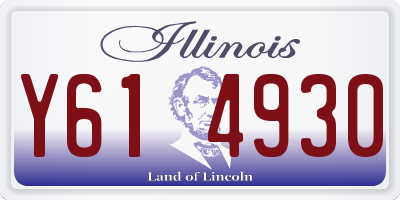 IL license plate Y614930