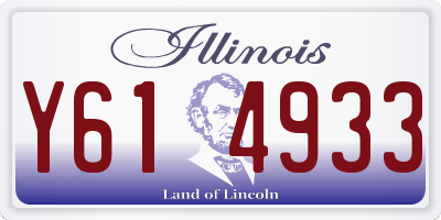 IL license plate Y614933
