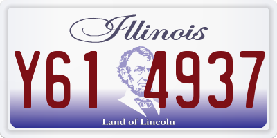 IL license plate Y614937