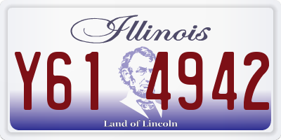 IL license plate Y614942