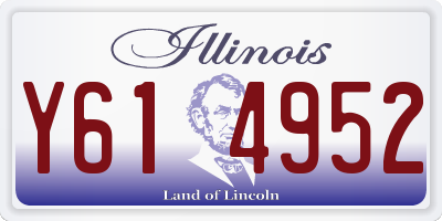 IL license plate Y614952