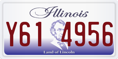 IL license plate Y614956