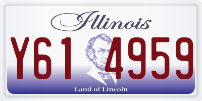 IL license plate Y614959