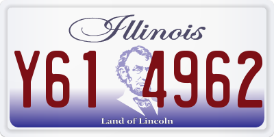 IL license plate Y614962
