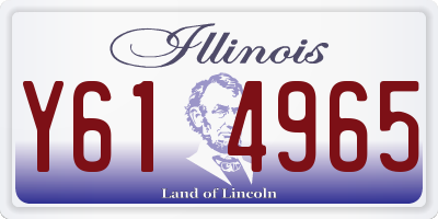 IL license plate Y614965