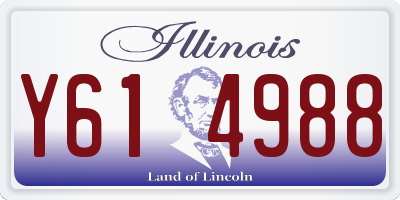 IL license plate Y614988