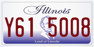 IL license plate Y615008