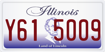 IL license plate Y615009