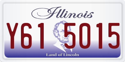 IL license plate Y615015