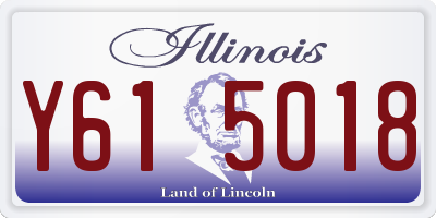 IL license plate Y615018