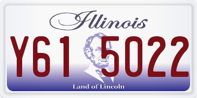 IL license plate Y615022