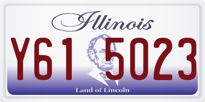 IL license plate Y615023