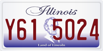 IL license plate Y615024