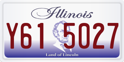 IL license plate Y615027
