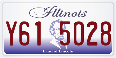 IL license plate Y615028
