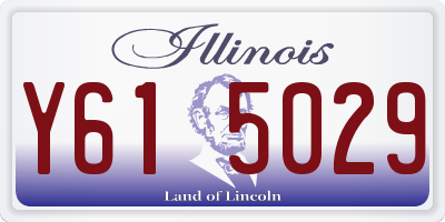 IL license plate Y615029