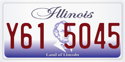 IL license plate Y615045