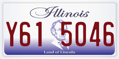 IL license plate Y615046