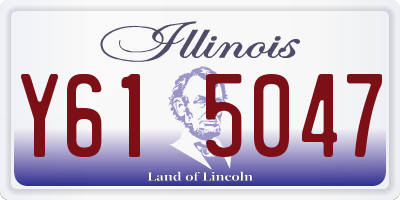 IL license plate Y615047