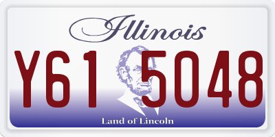 IL license plate Y615048